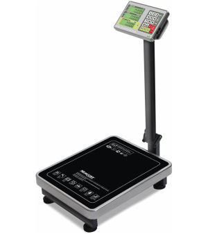 Торговые напольные весы M-ER 335 ACLP-300.50 "TURTLE" с расчетом стоимости товара LCD