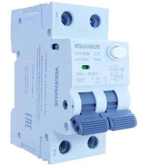 810bf754 0bc9 439f 92ce da200cd663c0 6364abe2 beec 496e b72f b72de80b3229 300x338 - Автоматический выключатель,
управляемый дифференциальным
током, со встроенной защитой от
сверхтоков (АВДТ) VOLTHAUS VYR9N
электромеханического типа (М) 1P+N
16А(С) 30mAтип A6кА